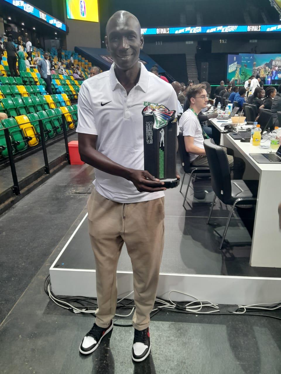 BAL 2023 :  Mamadou Guèye nommé coach of the year